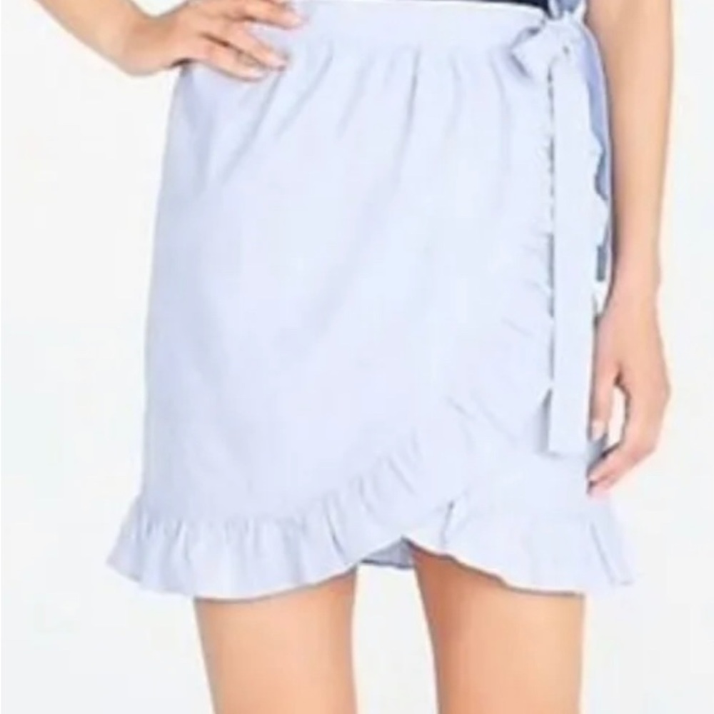 J. Crew Ruffle Wrap Skirt size 00